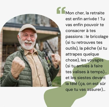 texte humour retraite homme blague