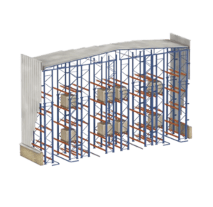 es un rack tipo autosoportado