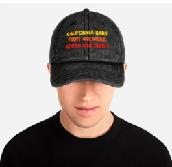 Man in a black baseball hat