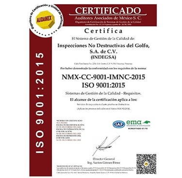 ISO 9001:2015  Procesos PND e Inspección