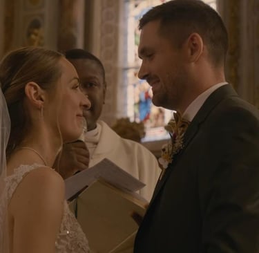 couple maries eglise extrati film de mariage dinan