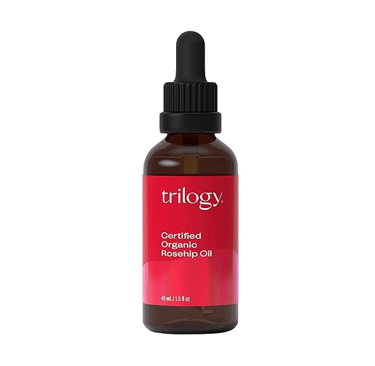 Trilogy Certified Organic Rosehip Oil for skin healing.