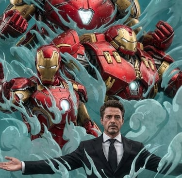 Tony Stark e 3 armaduras, Mark III e Hulbuster
