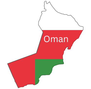 Map of Oman