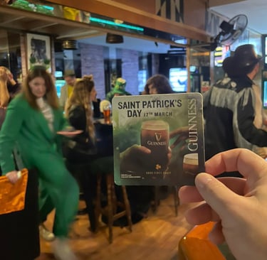 Saint Patrick's Day Beer mat