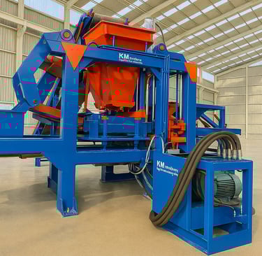 km mughal concrete block making machine model p2