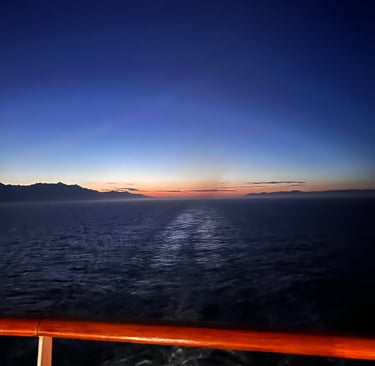 midnight sun in Alaska 