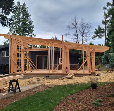 framing of an addition