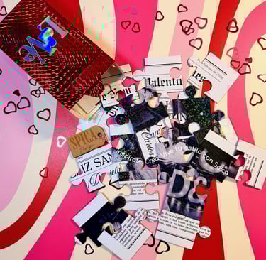 Rompecabezas tipo periódico con diseño personalizado, incluye tu foto y texto