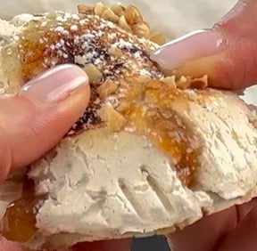 Sweet focaccia - Soft sweet focaccia filled with fig jam