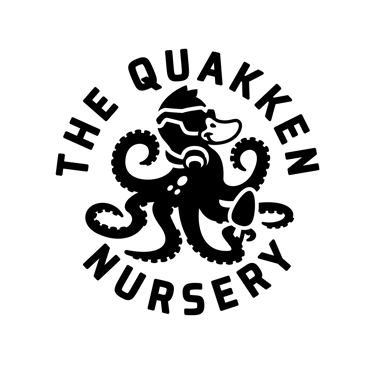 The Quakken Nursery - Duck with octopus tentacles logo
