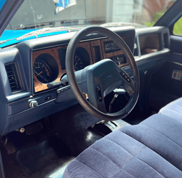 Premium detailing on the drivers side of a Ford Bronco