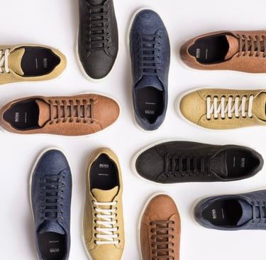 BOSS Vegan Pineapple Leather Sneakers, © 2025