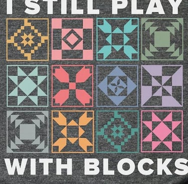 I still play with blocks