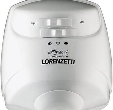 Ducha Jet4 220V 6800W, Lorenzetti, 7540151, Branco, Pequeno