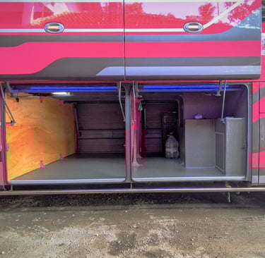 bagasi luas untuk sewa bus pariwisata di jogja