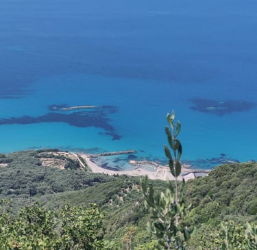 Walk to Monastery Elias Corfu Villa Olivia Pentati