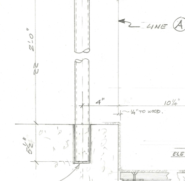 Hand drawn design element, made by Pengelly in the 1970s-1990s pre-CAD 10