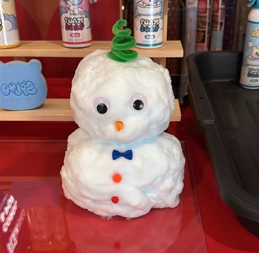 make cute snowman with sploo kids foam soap art and craft activity