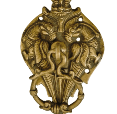a decorative gold - plated metal wall hanging ornament