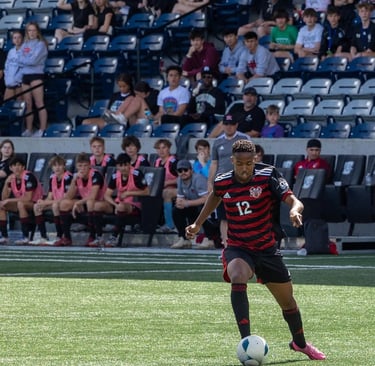 Mubashir Hilwole in action at Morrison Stadium