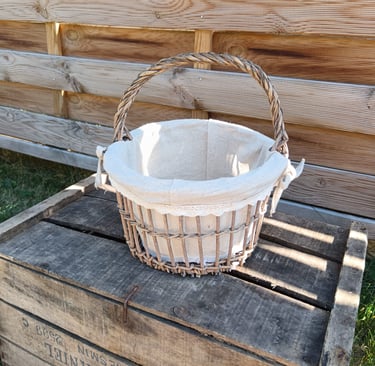 panier en osier rond
