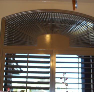 brown arch shutter