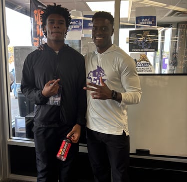 Coach DJ Williams makes an scholarship offer to Adairian Alexander