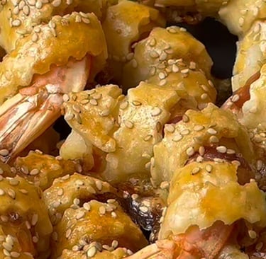 eashy shrimps cooking