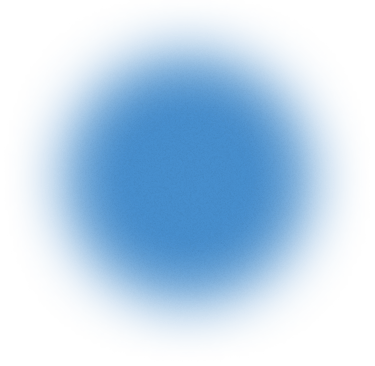 a blue circle with a black background