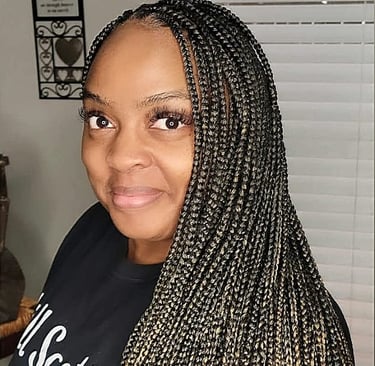 box braids by Kiki Houston Braids 