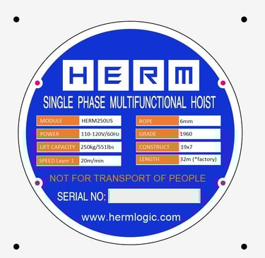 US Compliance Plate: 110/120V 60Hz