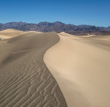 Death Valley, CA - san dunes in the desert