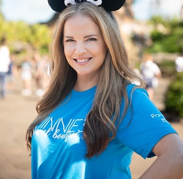 Kristen Cubbage pictured at Disney's Animal Kingdom® Park.