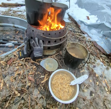Dinner for the night, Beef Stroganoff from My Patriot Supply