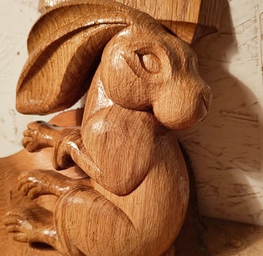 sculpture lapin aubin thiriat