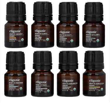 Cliganic organic aromatherapy essential oils gift set top 8