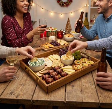 Snazzora large serving tray