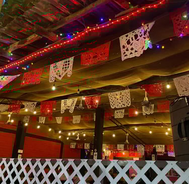 Parte frontal de el rancho de Restaurante Yeya, fachada de Restaurante Yeya, entrada principal de Re