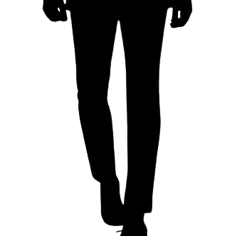 a man in a hat and a hat on a black background