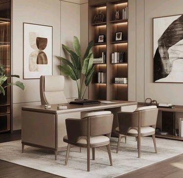 Modern ofis tasarımı ile yenilenmiş iç mekân  Fonksiyonel mutfak tasarımı uygulaması