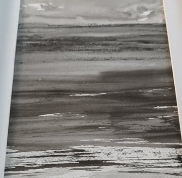 The Receding Tide, 39 x 31 cm, acrylic ink, £60