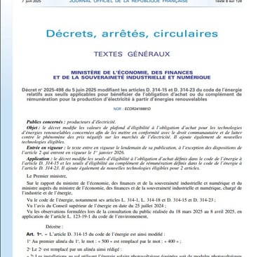 Décret petit sol