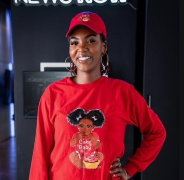 tall black female baker