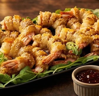 Shrimp bites - 3-ingredient shrimp bites, crispy & flavorful