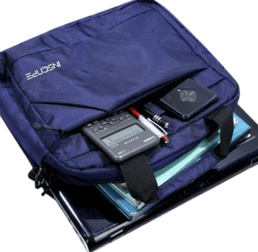 a laptop bag with multiple compartments