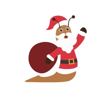 christmas gift snail