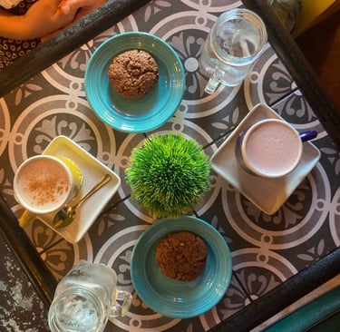 Petit dejeuner à Koffie House, Key West