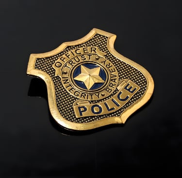 a police badge 
