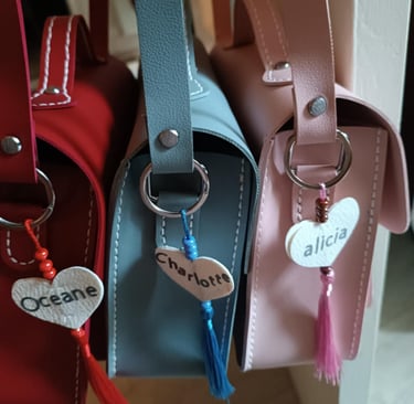 Sac à main à coudre soi même personnalisé par Cosquinelle